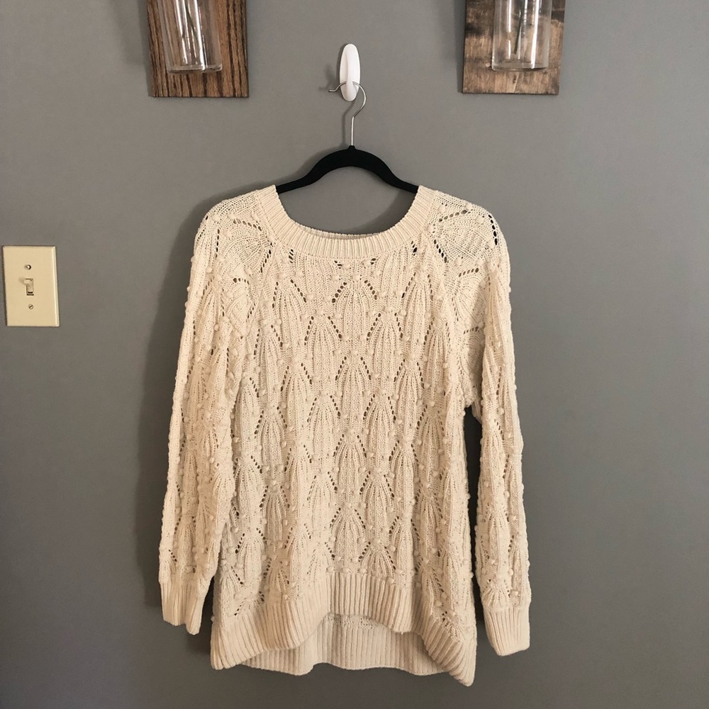 Cream color sweater
